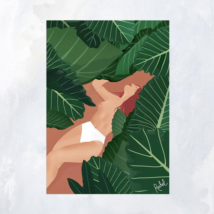 Poster 'Tropical Tanning'