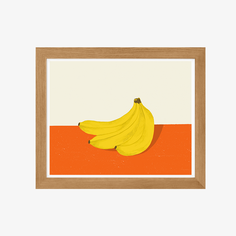Affiche 'Bananes parfaitement mûres'