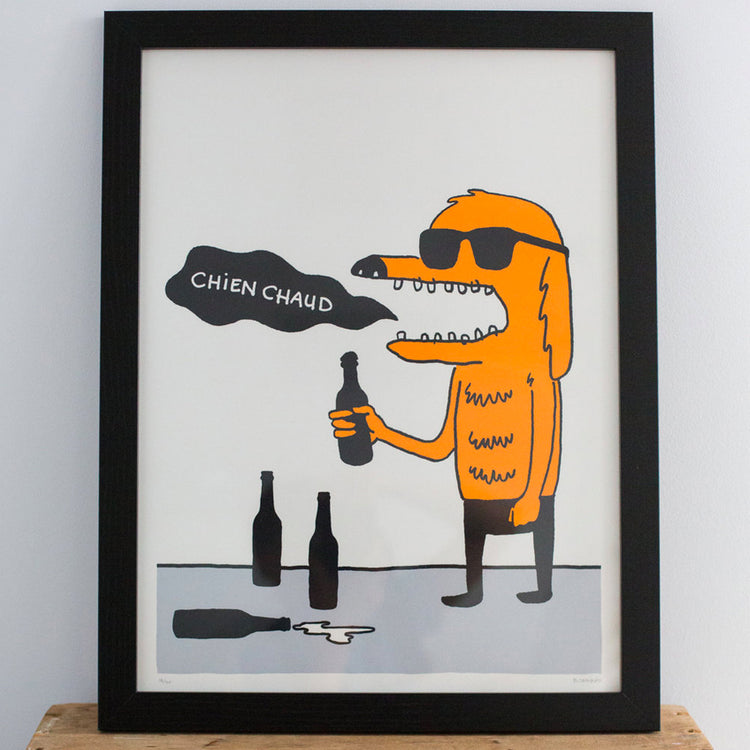 Affiche 'Chien Chaud'