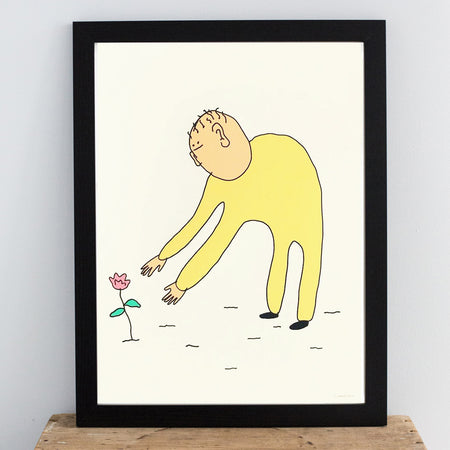 Affiche 'Oh wow c'est ma fleur préférée elle est très rare! Je vais l'offrir à la personne que j'aime le plus au monde.'