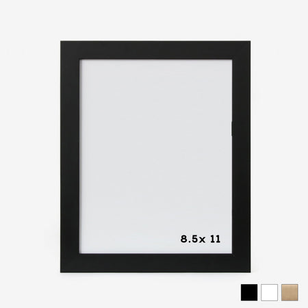 Wooden frame with glass [8.5 x 11 in] 