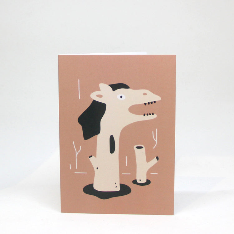 Illustrated greeting card 'Horse head'