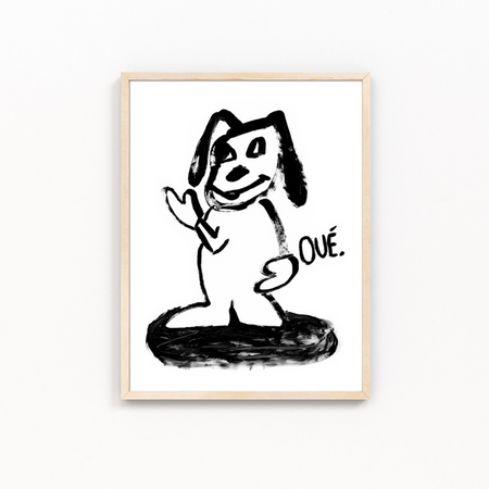 Poster 'Dog oué' 