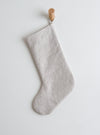 Linen Christmas stocking [varied colors] 