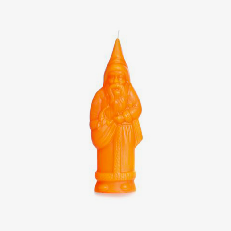 Bougie Santa Clauss orange