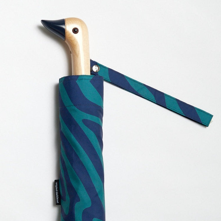 Parapluie compact 'Blue swirl'