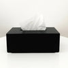 Black tissue box cover 