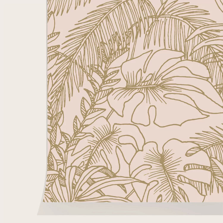 Papier peint Abondance Olive
