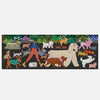 Puzzle panoramique 'Dog walk' - 1000 morceaux