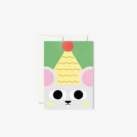 Mouse mini greeting card