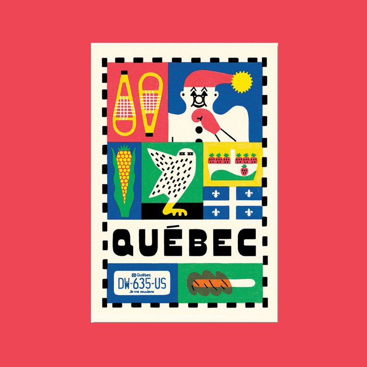 Carte postale 'La Belle Province'