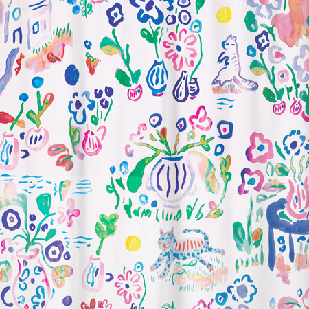 Rideau de douche Jardin imaginaire