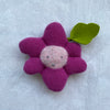 Hochet fleur en cachemire bébé [couleurs variées]