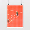 Affiche risographie 'Roland-Garros'