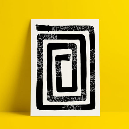 Affiche sérigraphiée 'The Maze'